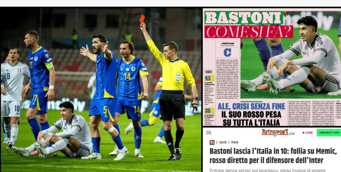 开云app官方版最新下载-巴斯托尼红牌致意大利出局遭批，巴萨或加速引进|巴塞罗那|世界杯|亚历山德罗·巴斯托尼|意大利足球队|都灵体育报_新浪体育_新浪新闻