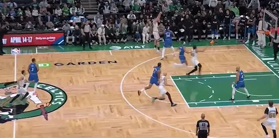 杀死比赛!加尔扎接球后直接三分命中,凯尔特人战胜魔术